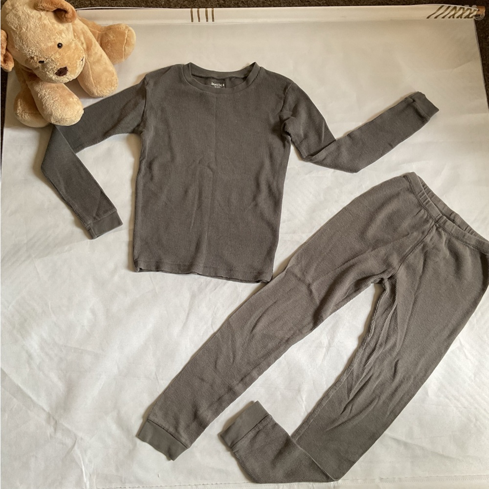 Burt's Bees Thermal Pajama Set - Size 8